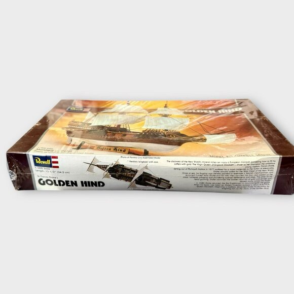 Revell Sir Francis Drake Golden Hind Model Ship 1/200 NEW Made In USA 1978 - Picture 6 of 10